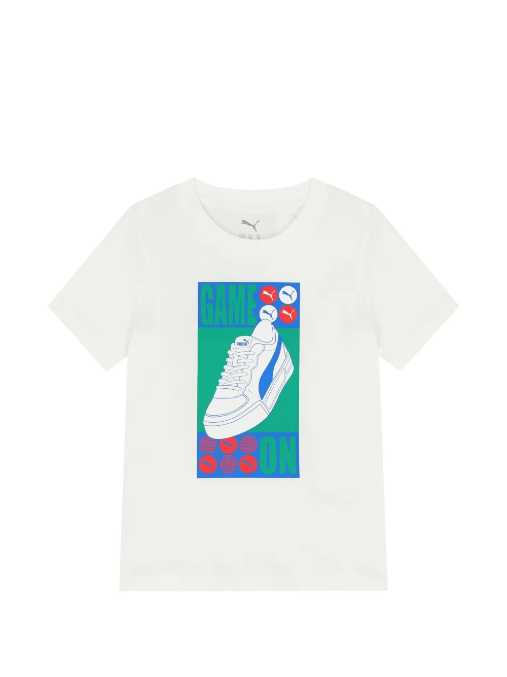 Puma Kids graphic-print T-shirt - Bianco