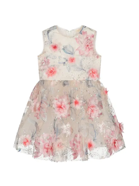 MARLO floral tulle dress