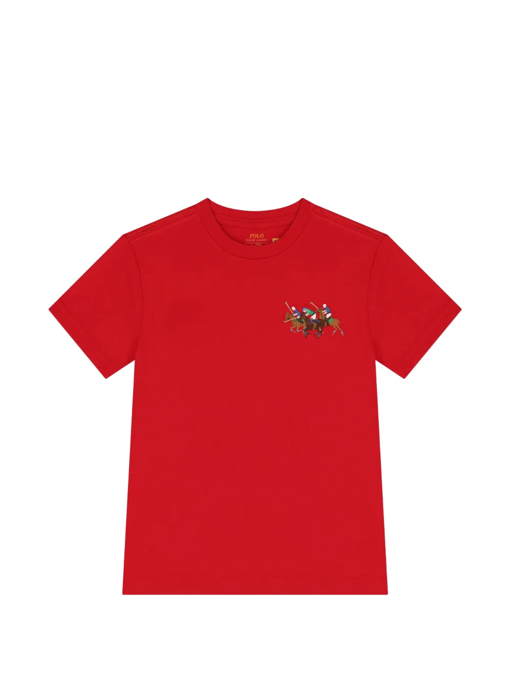 POLO RALPH LAUREN KIDS graphic T-shirt - Rosso
