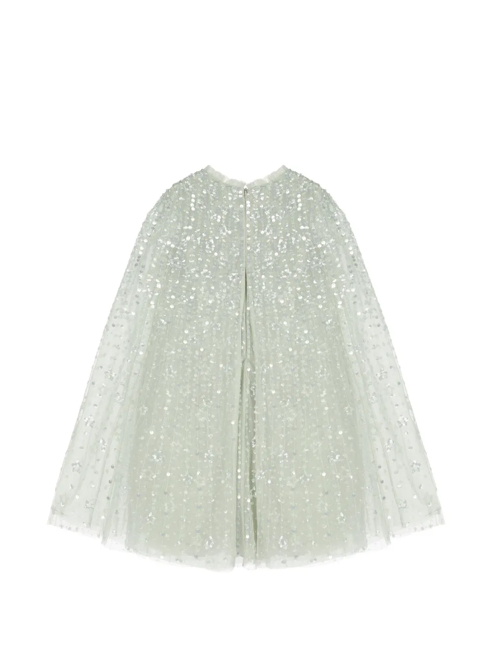 NEEDLE & THREAD KIDS Tulen jurk met ster Groen