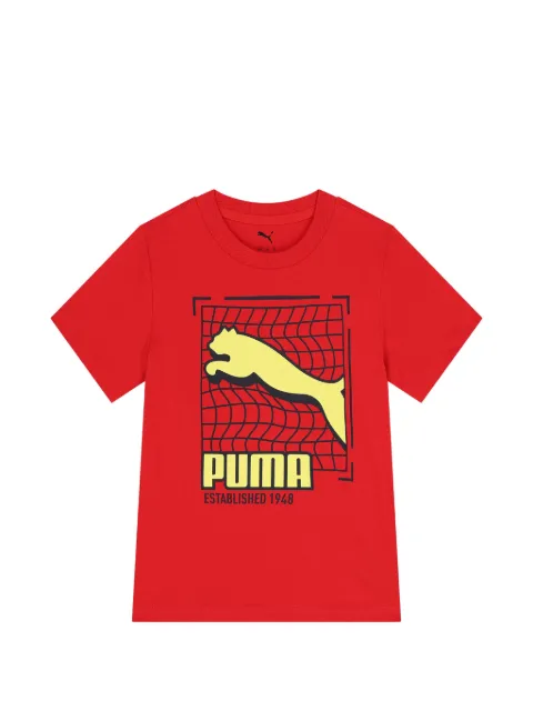 Puma Kids logo-print T-shirt