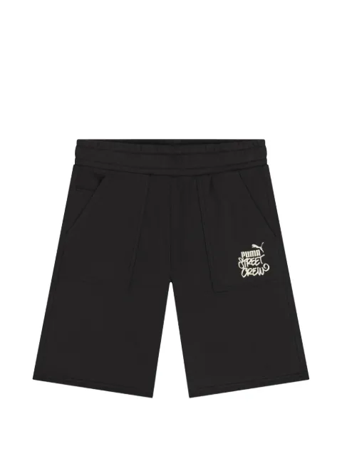 Puma Kids shorts con logo en los bolsillos