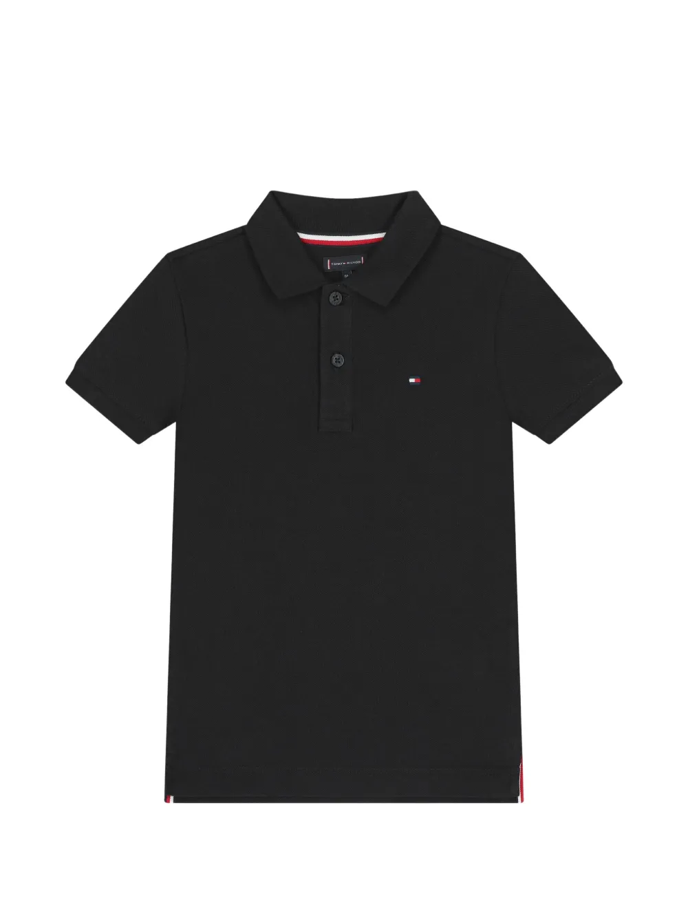 Tommy Hilfiger Junior Polo con bottoni - Nero