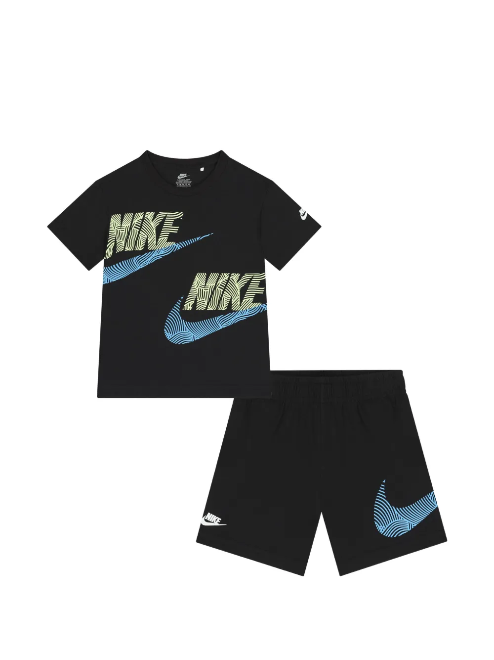 Nike Kids Tuta sportiva con logo - Nero