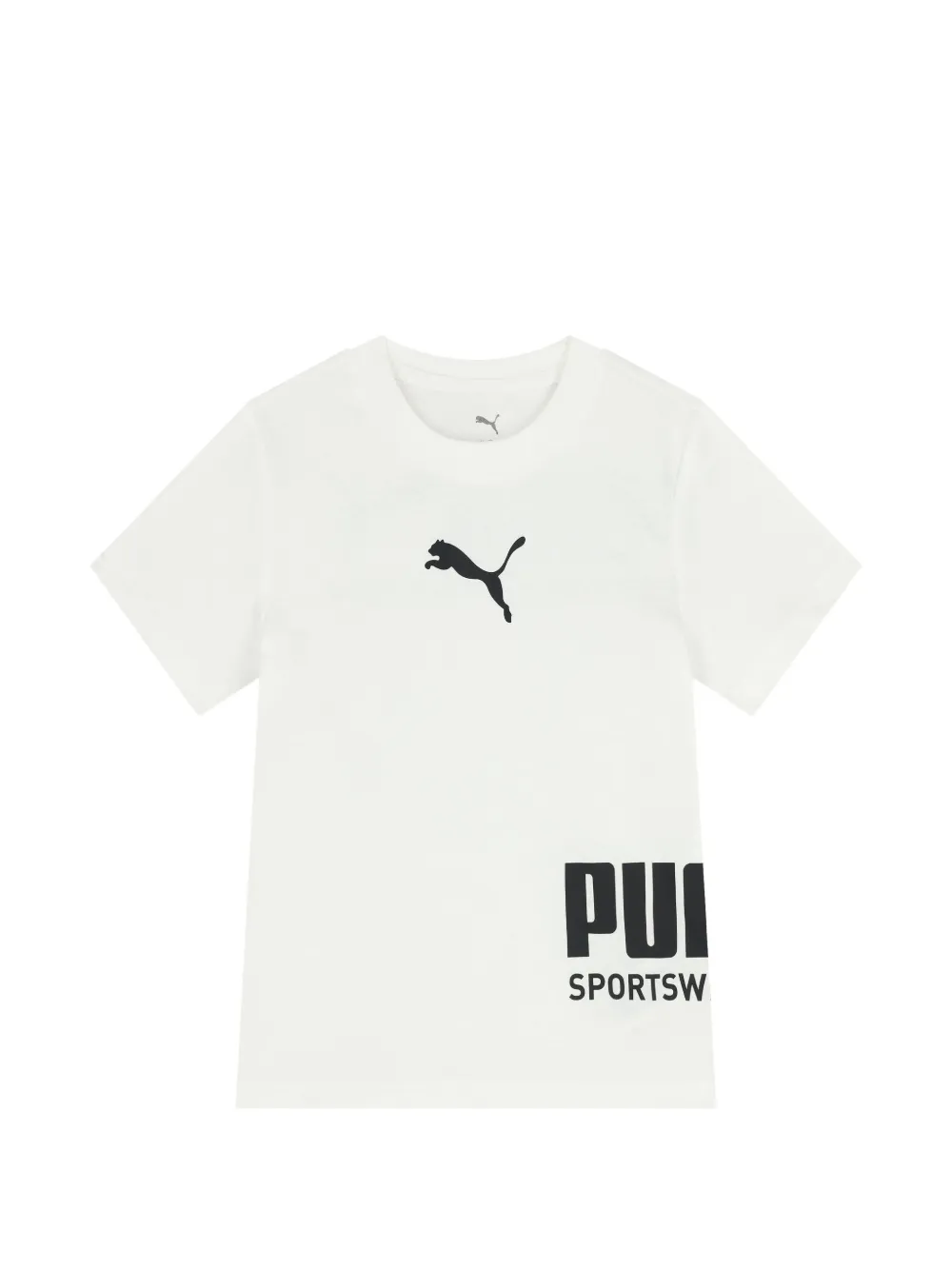 Puma Kids logo T-shirt - Bianco