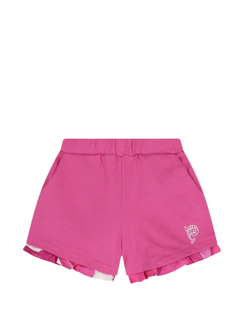 PUCCI Junior logo print trousers - Rosa
