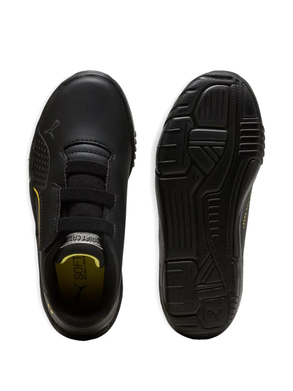 Puma Kids Leren sneakers Zwart