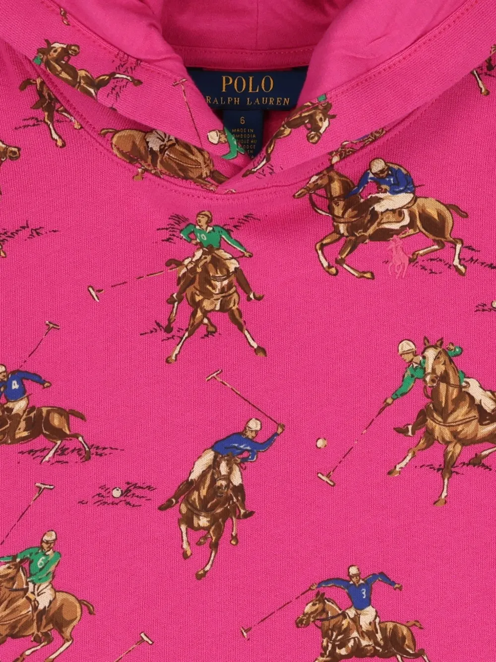 POLO RALPH LAUREN KIDS Top met capuchon Roze