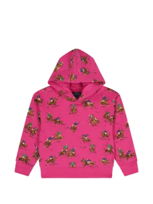 Dolce & Gabbana Kids Carretto-print zip-up Hoodie | Red | FARFETCH