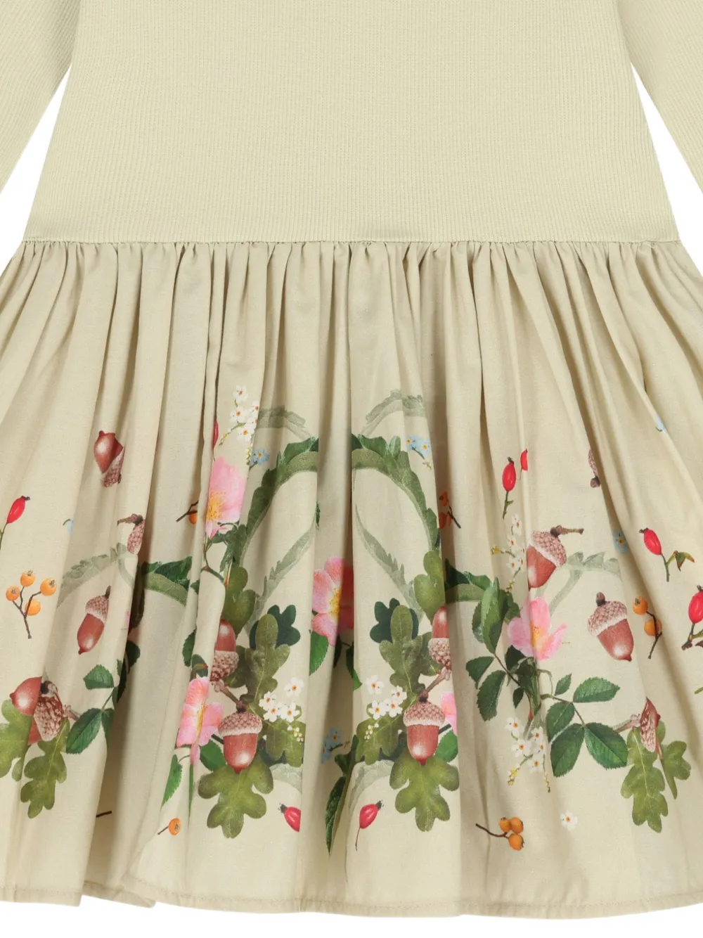 Molo Jurk met bloemenprint Beige