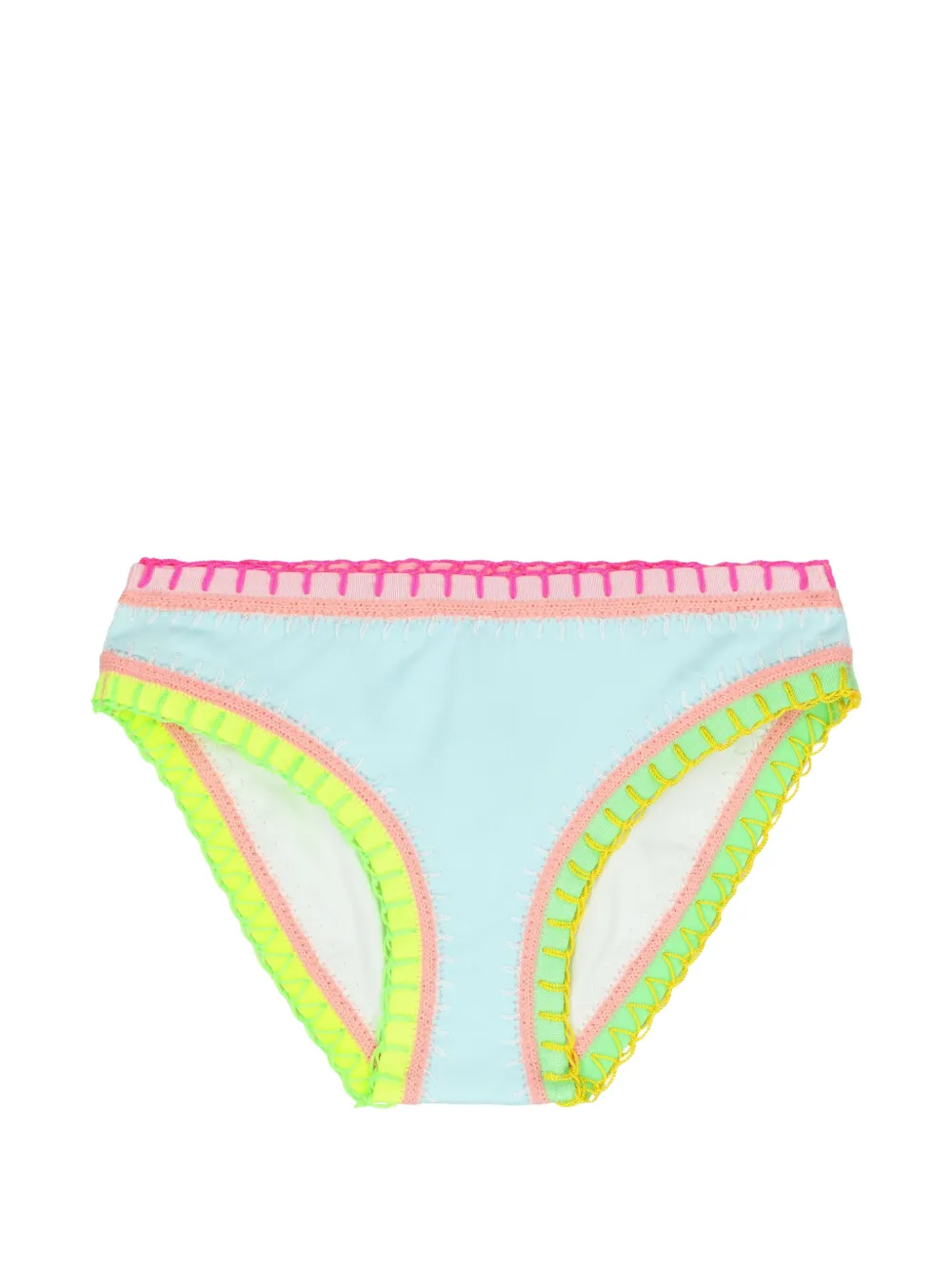 PQ Swim Kids Gehaakte bikini met gekruiste rug Blauw