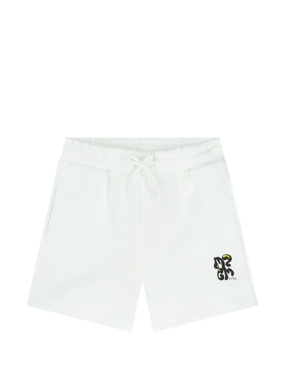 MSGM Kids Shorts con stampa - Bianco