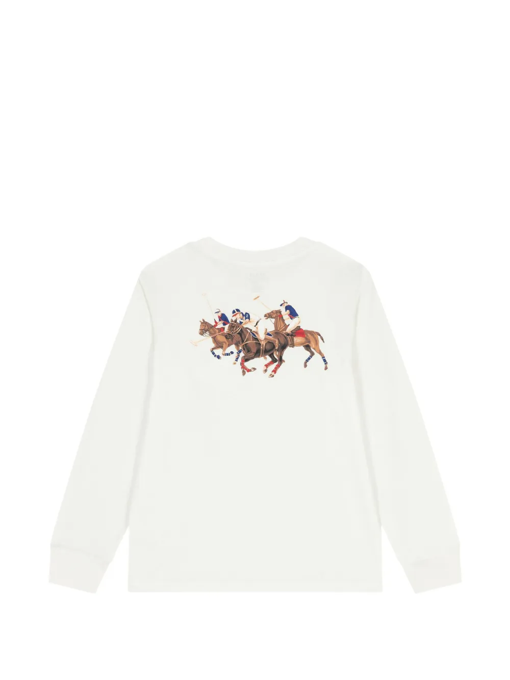 POLO RALPH LAUREN KIDS T-shirt met grafische print Beige