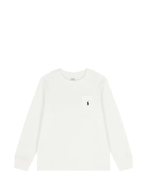 POLO RALPH LAUREN KIDS 그래픽 프린트 긴소매 티셔츠