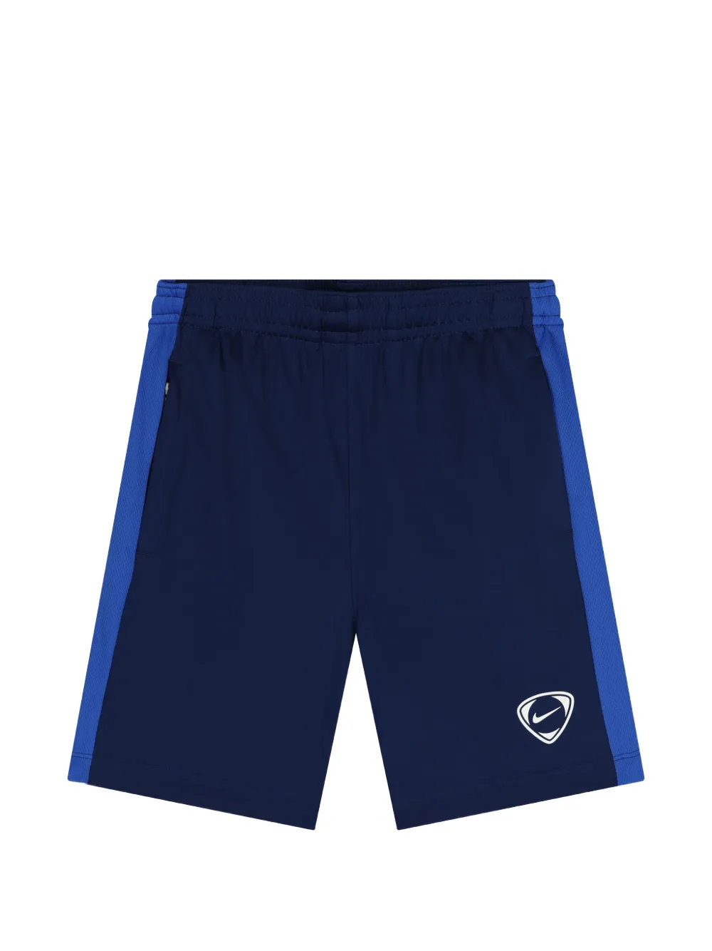 Nike Kids logo-detail shorts - Blue