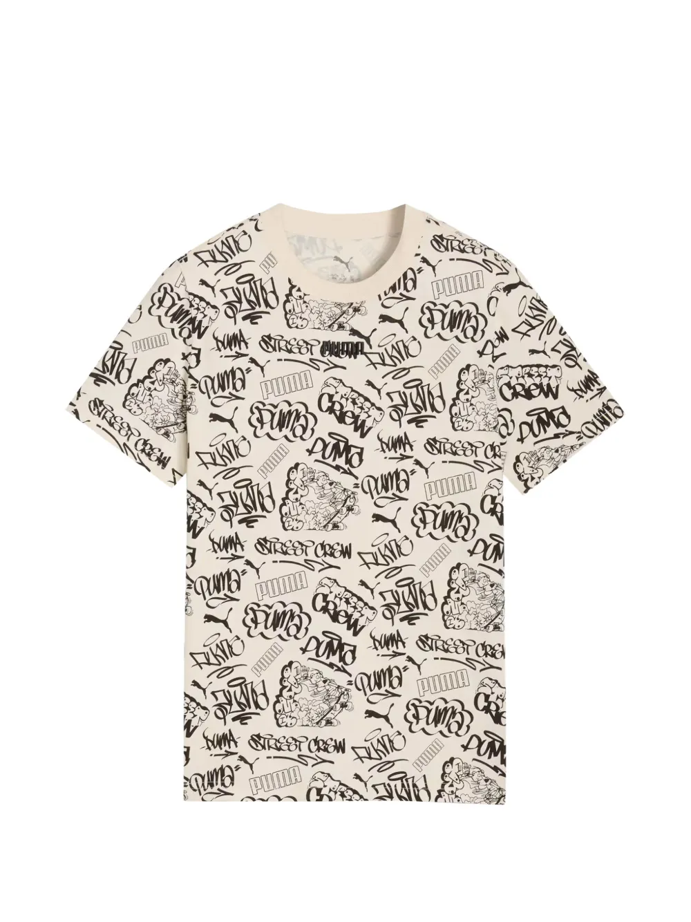 Puma Kids T-shirt a fantasia - Toni neutri