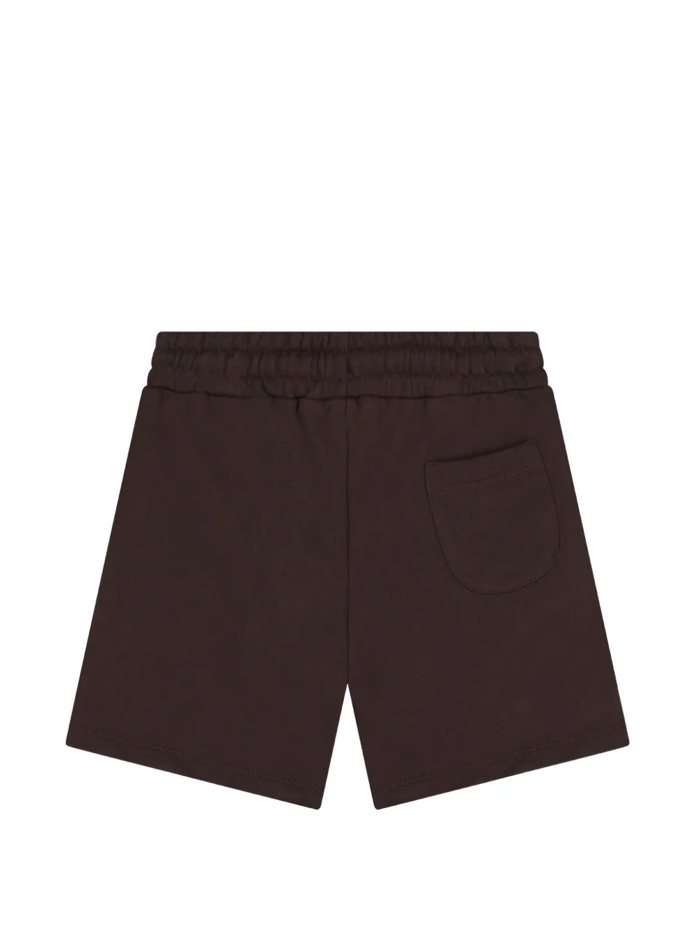  Msgm Kids Drawstring Pocket Shorts - Brown 