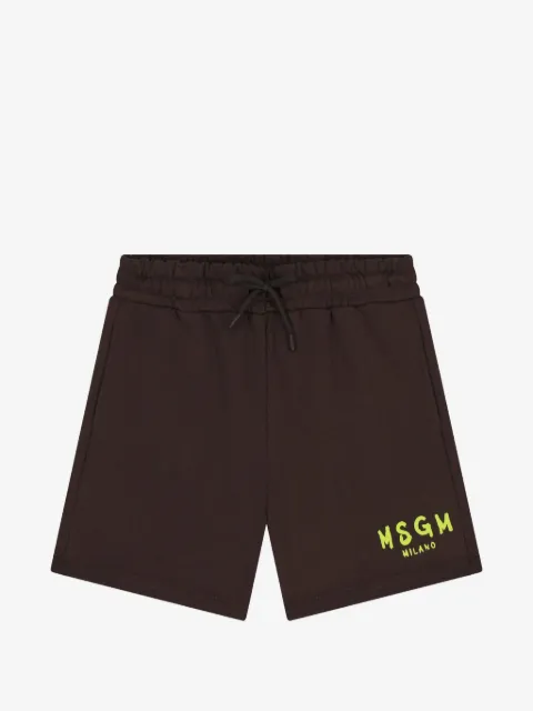 MSGM Kids drawstring pocket shorts