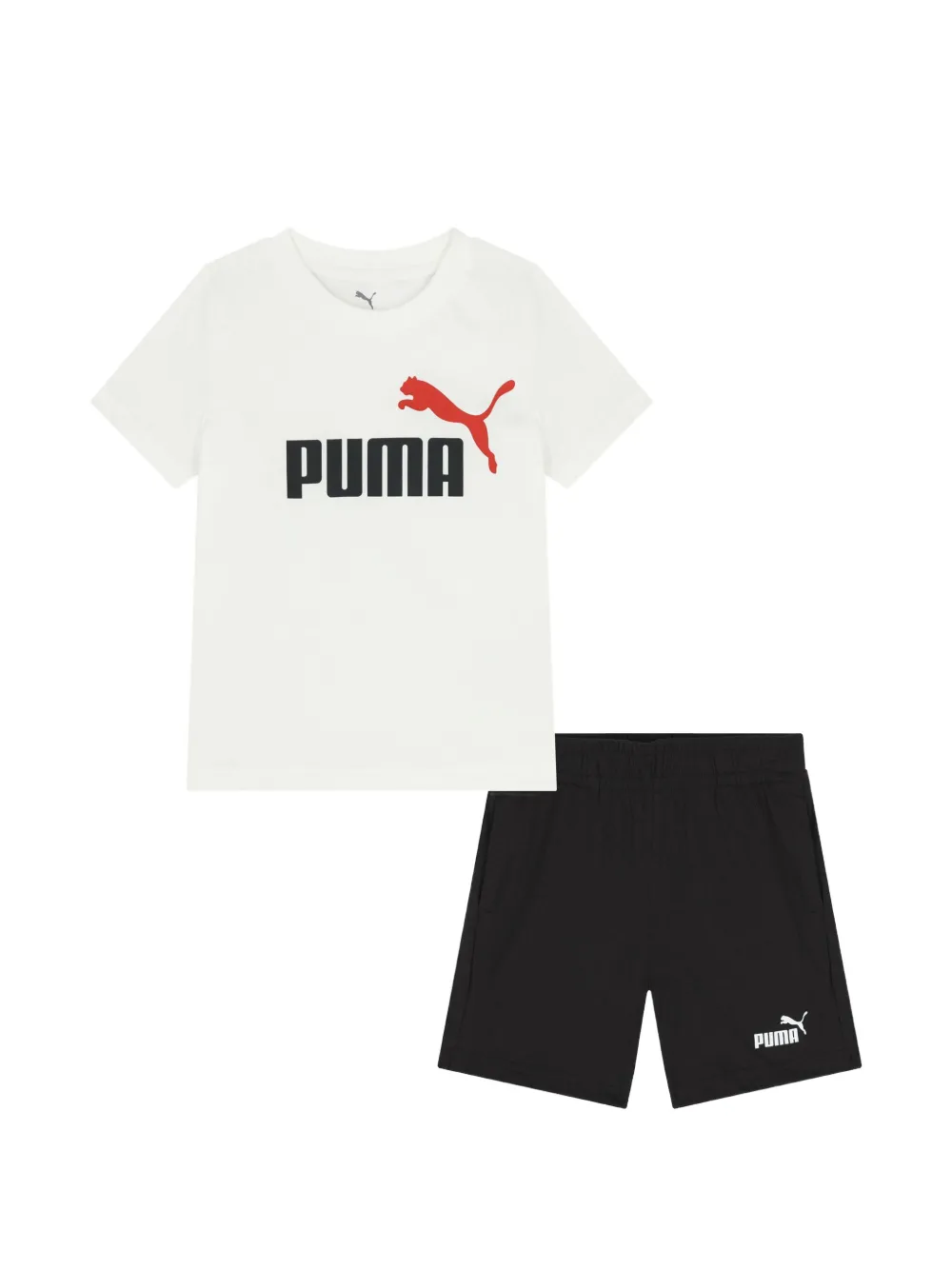 Puma Kids Shorts con logo (2 pezzi) - Bianco