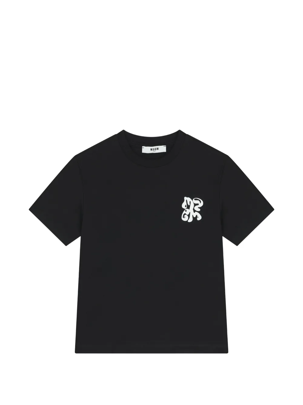 MSGM Kids T-shirt con grafica - Nero