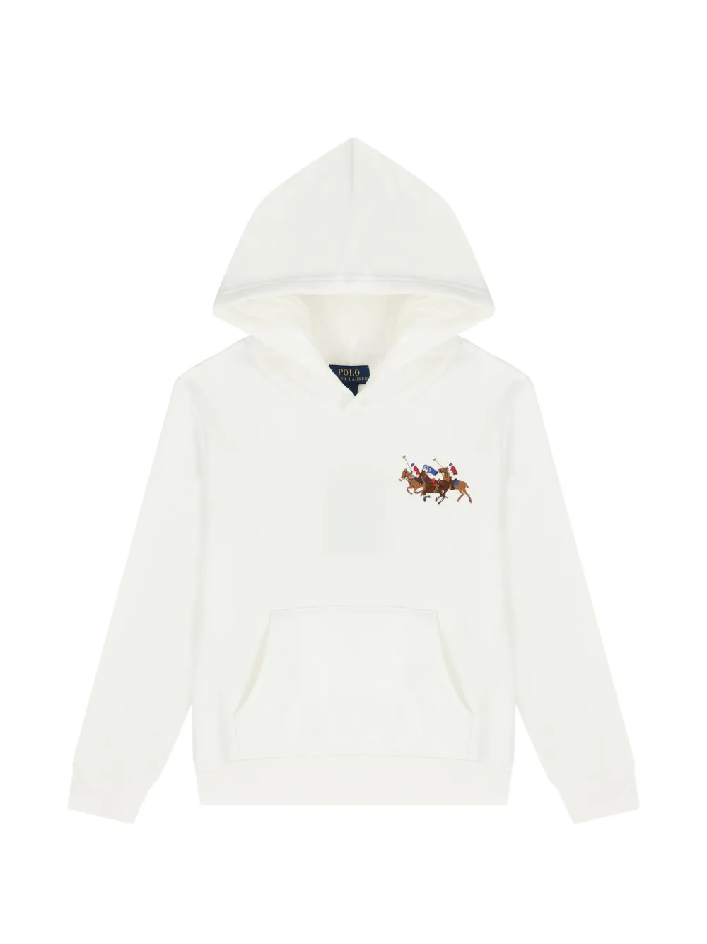 POLO RALPH LAUREN KIDS Sweater met capuchon en rits Beige