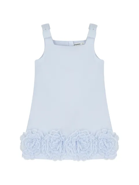 Self-Portrait Kids vestido sin mangas con encaje floral