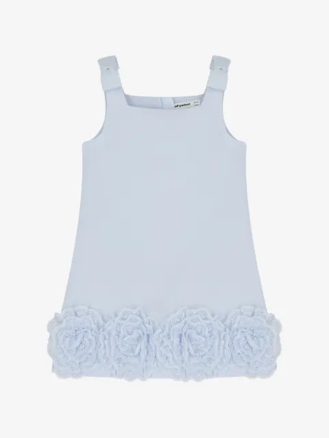 Self-Portrait Kids floral-lace sleeveless dress