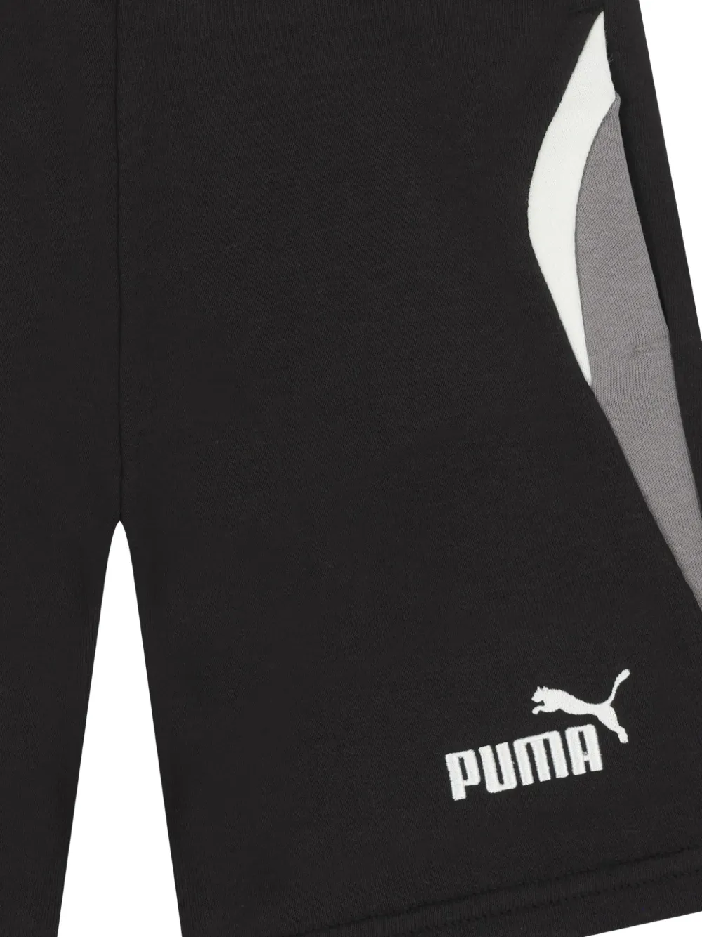 Puma Logo-detail Shorts In Black