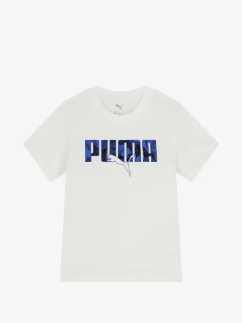 Puma Kids logo-print T-shirt