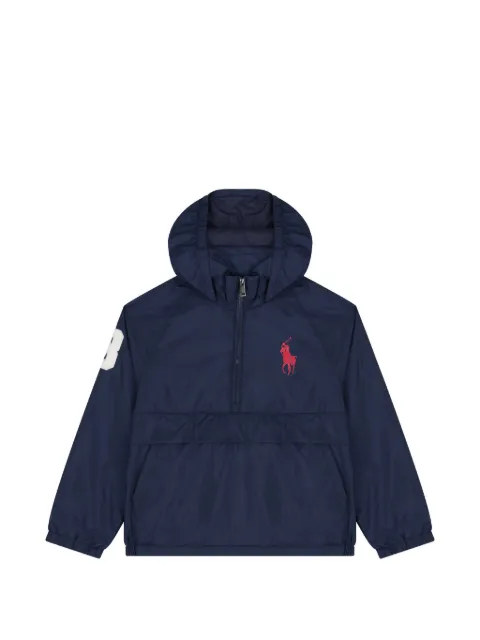 POLO RALPH LAUREN KIDS logo hooded jacket