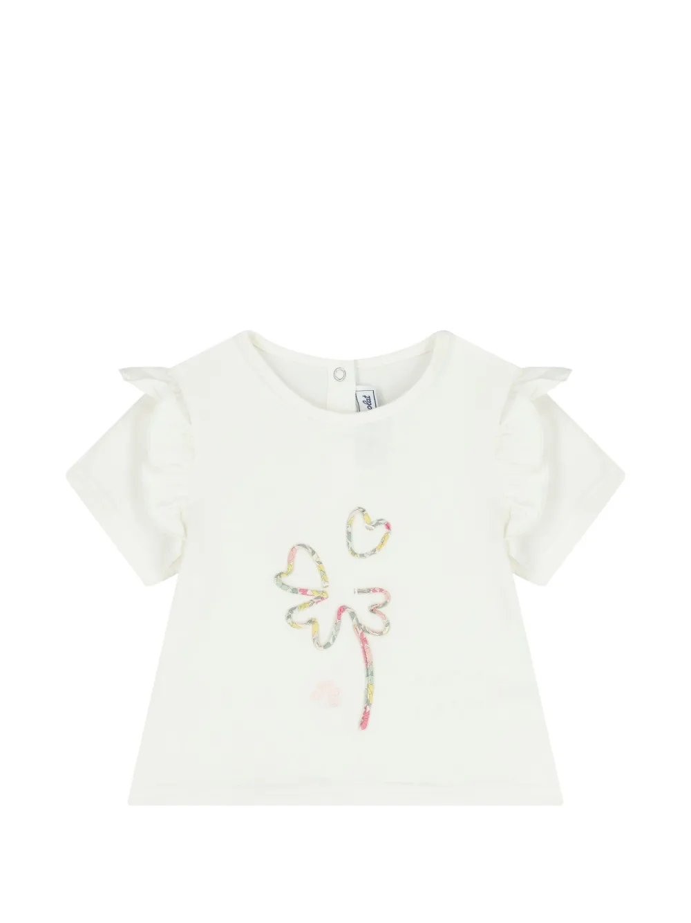Tartine Et Chocolat T-shirt a fiori - Bianco