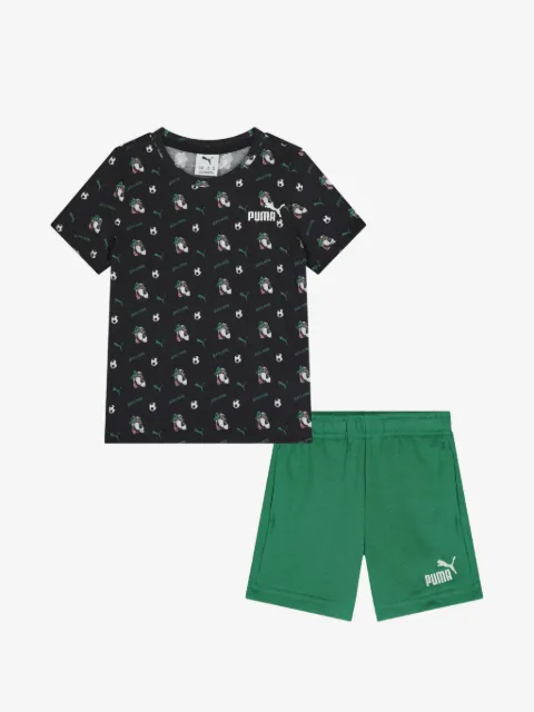 Puma Kids patterned T-shirt shorts set