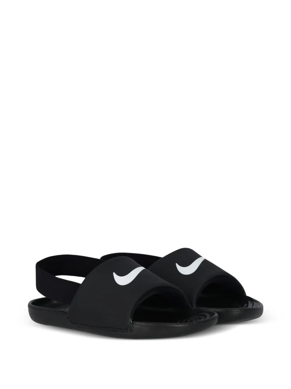 Nike Kids Sandali Kawa con logo - Nero