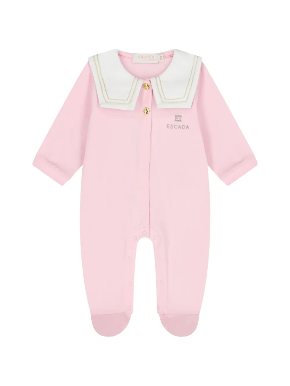 Escada Kids button-fastening pajama - Pink