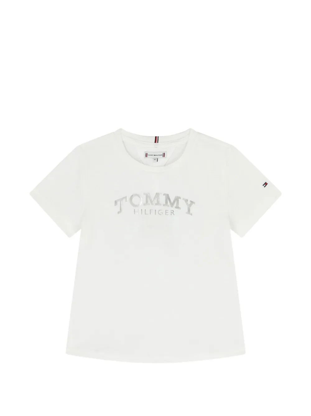 Tommy Hilfiger Junior T-shirt con logo - Bianco