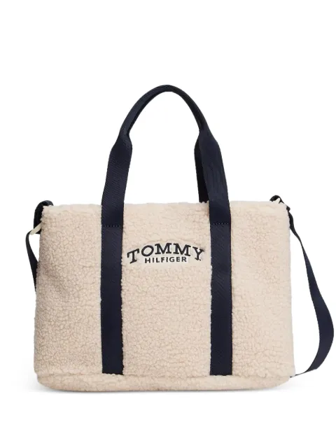 Tommy Hilfiger Junior logo-embroidery tote bag