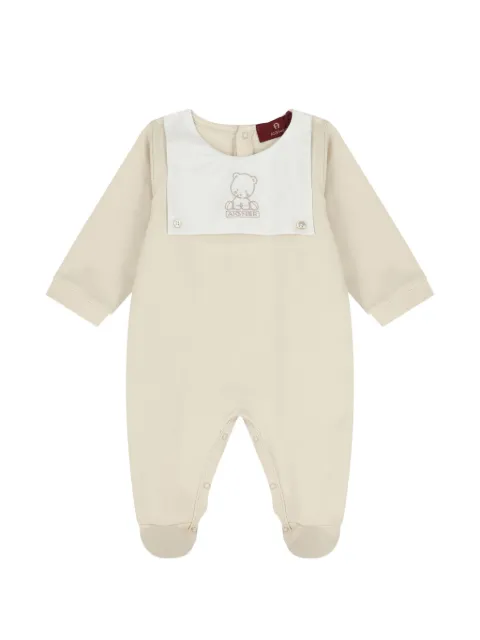 Aigner Kids crew-neck pajama