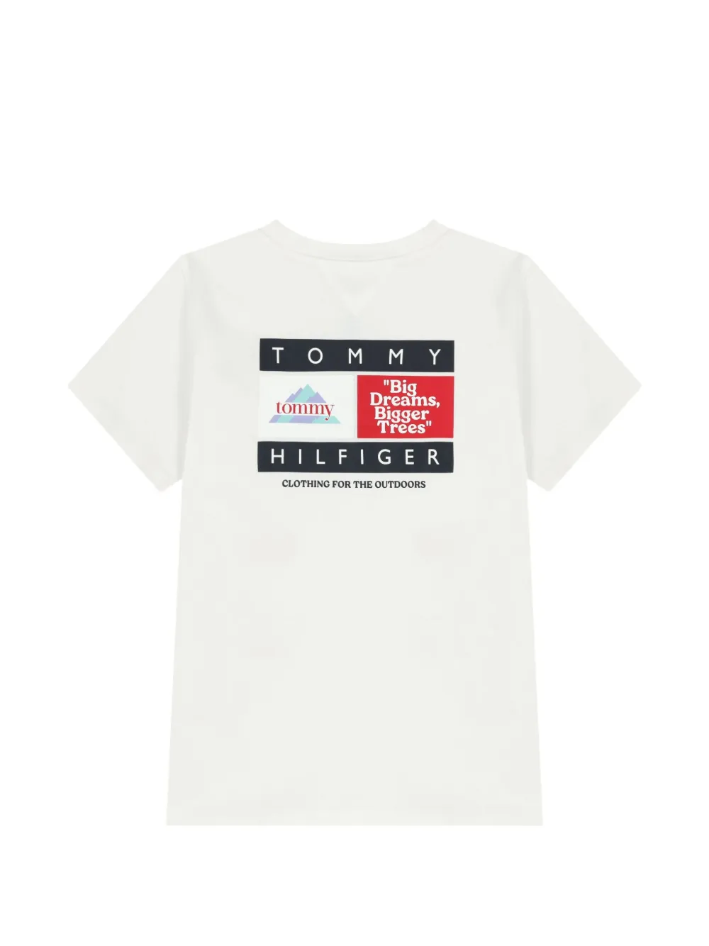 Tommy Hilfiger Junior T-shirt met logo Wit