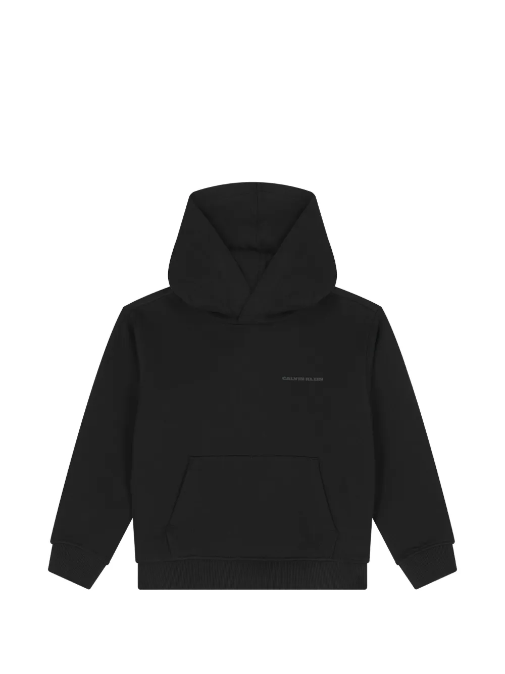 Calvin Klein Kids logo hooded sweatshirt - Nero