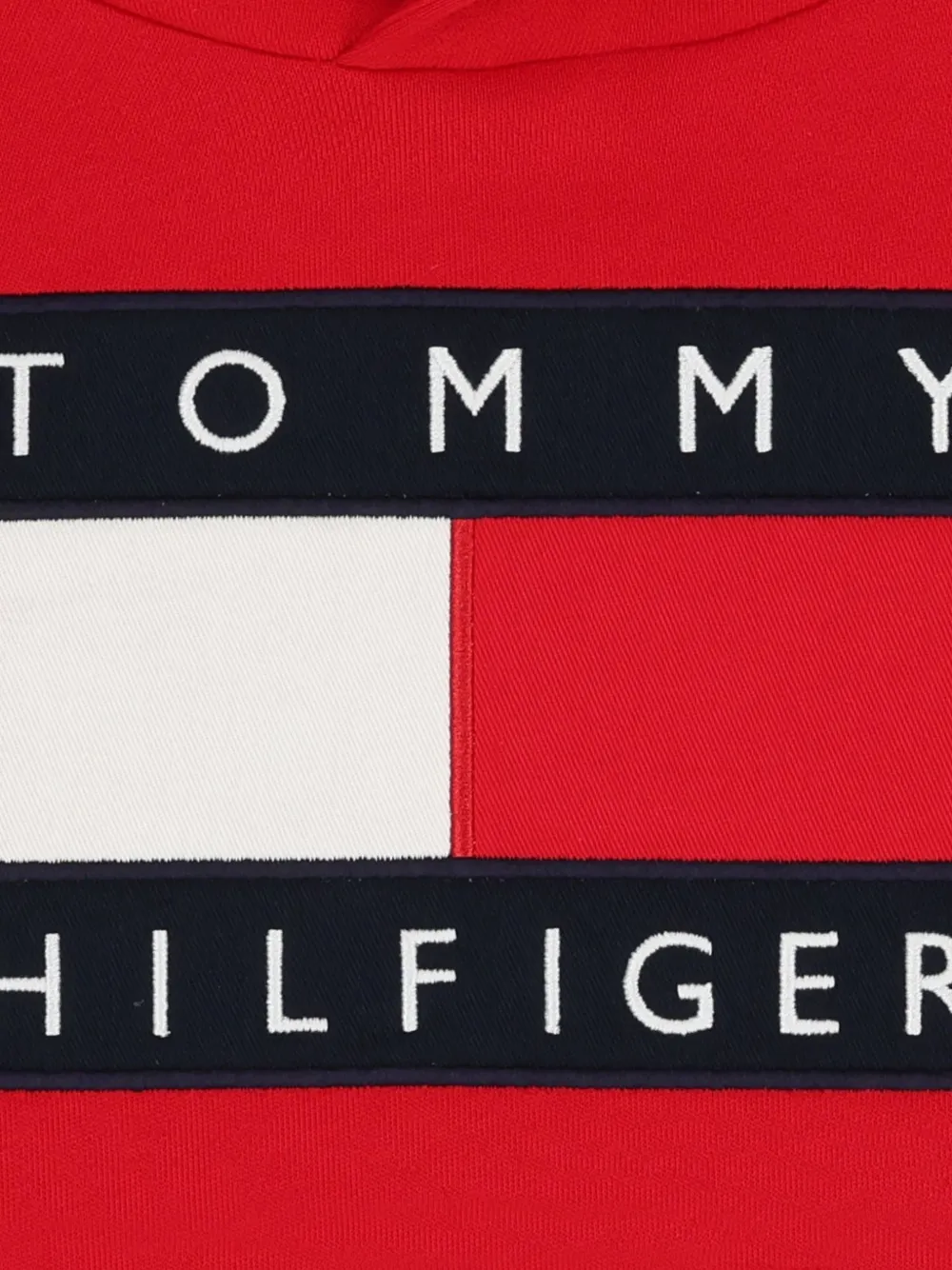 Tommy Hilfiger Junior Hoodie met logo Rood