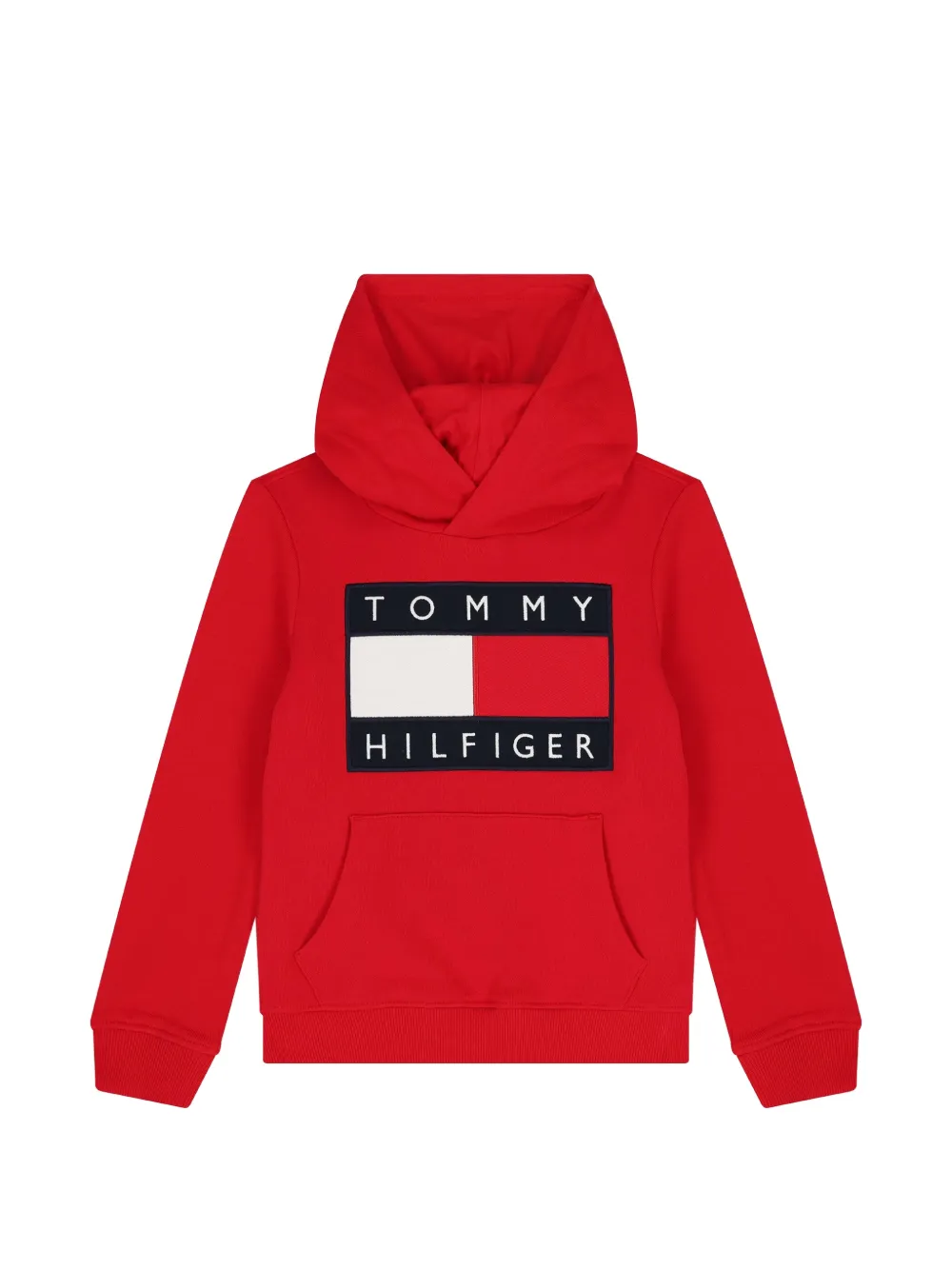 Tommy Hilfiger Junior Hoodie met logo Rood