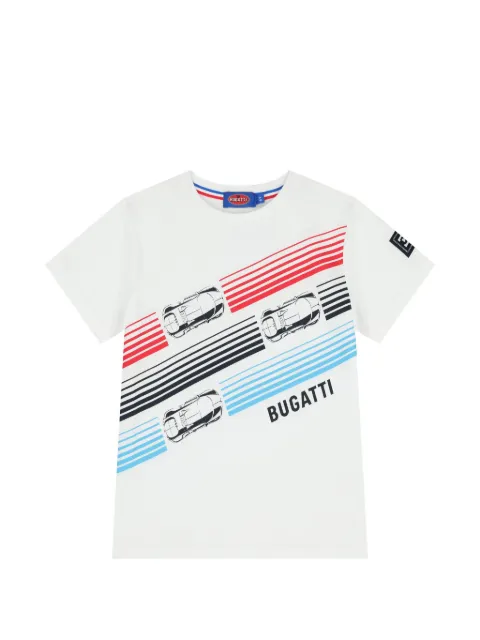 Bugatti Kids playera con rayas estampadas