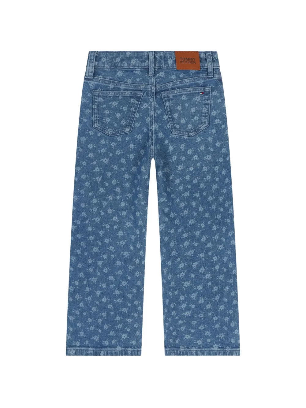 Tommy Hilfiger Junior Jeans met bloemenprint Blauw