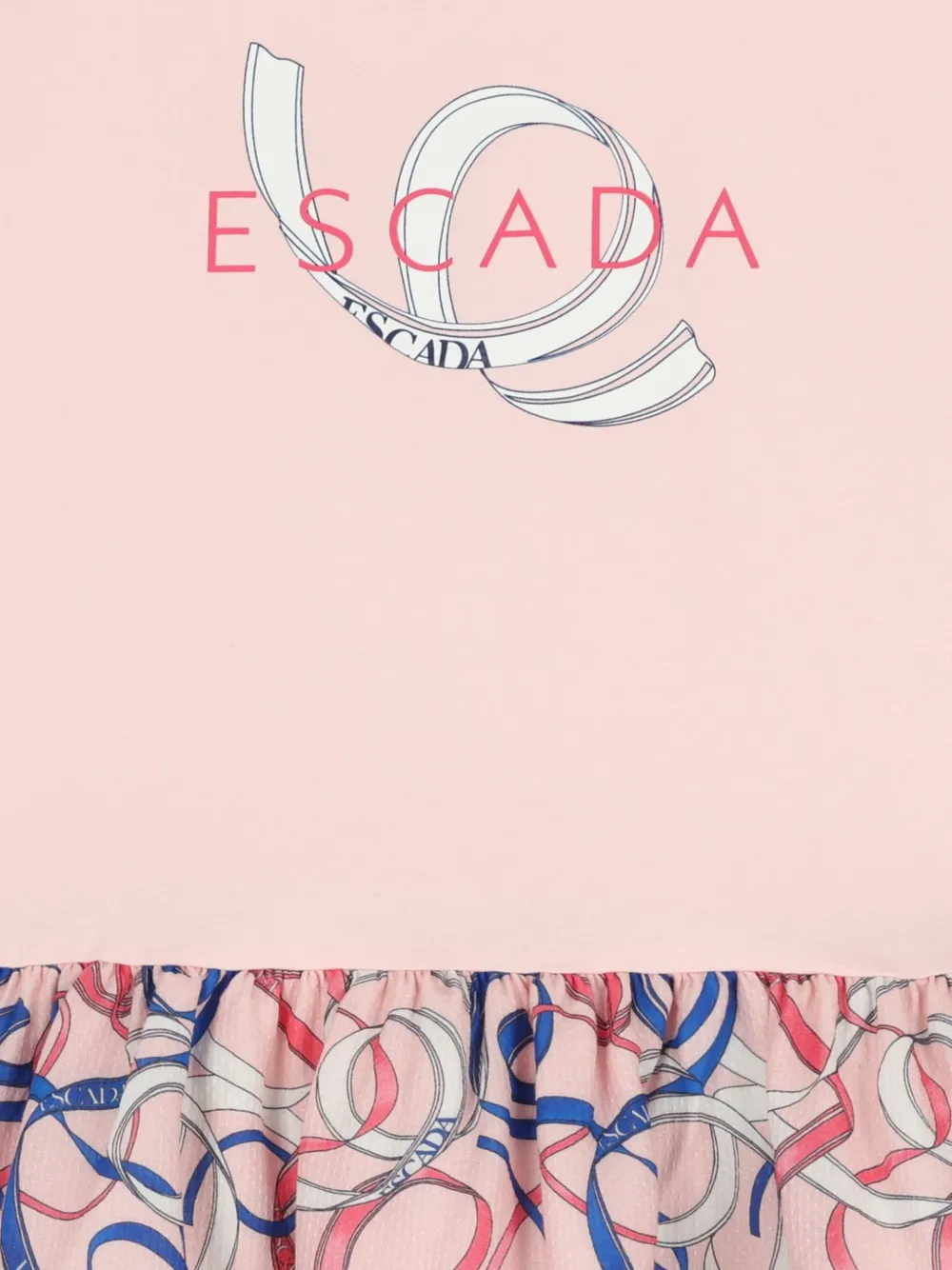 Escada Kids Jurk met grafisch patroon Roze