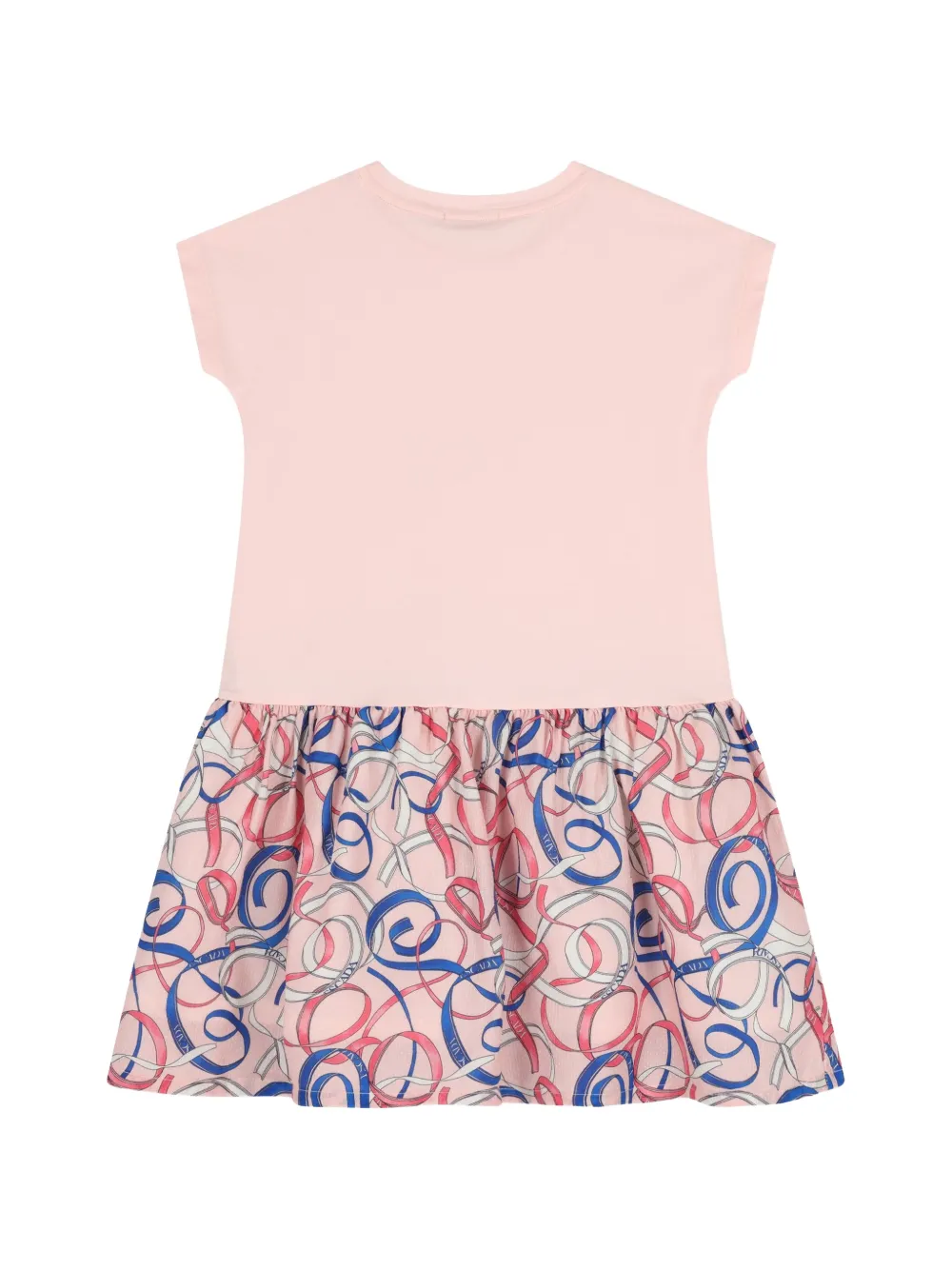 Escada Kids Jurk met grafisch patroon Roze