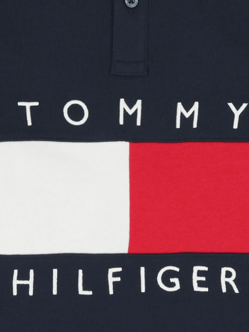 Tommy Hilfiger Junior Poloshirt met logodetail Blauw