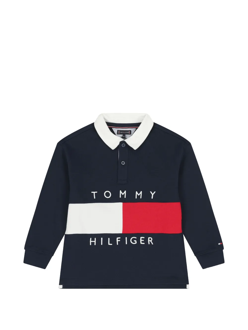 Tommy Hilfiger Junior Polo con logo - Blu