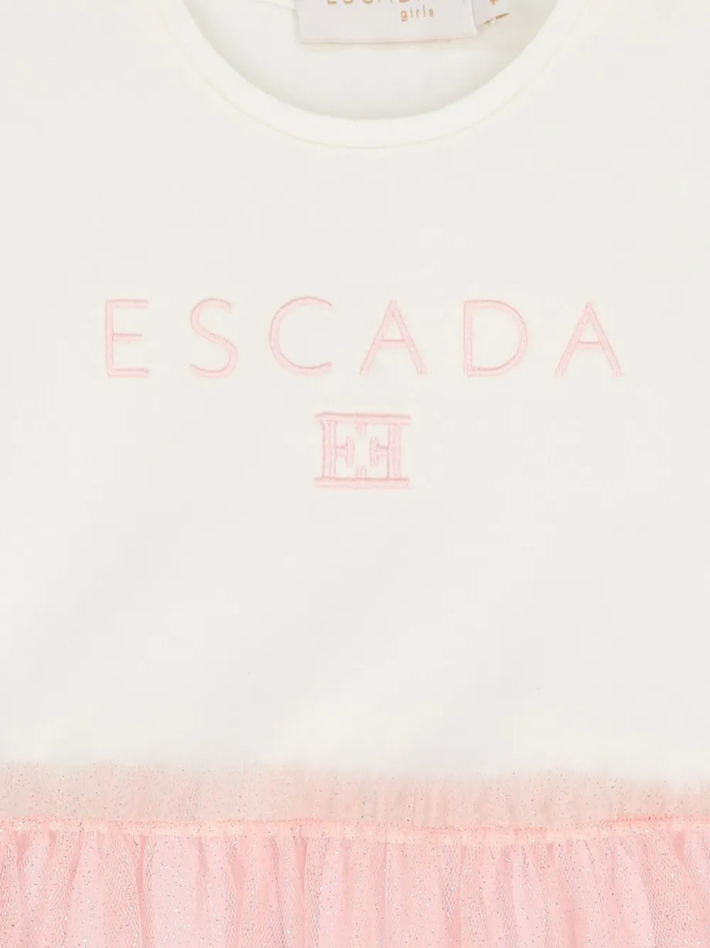Escada Kids Jurk met ruches Roze