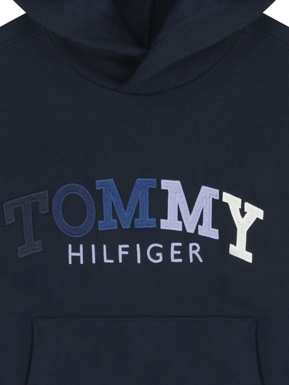 Tommy Hilfiger Junior Hoodie met logo Blauw