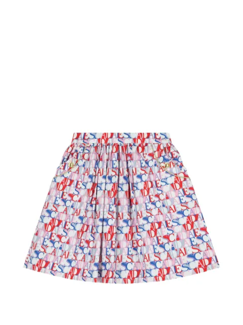 Escada Kids falda estampada con botones